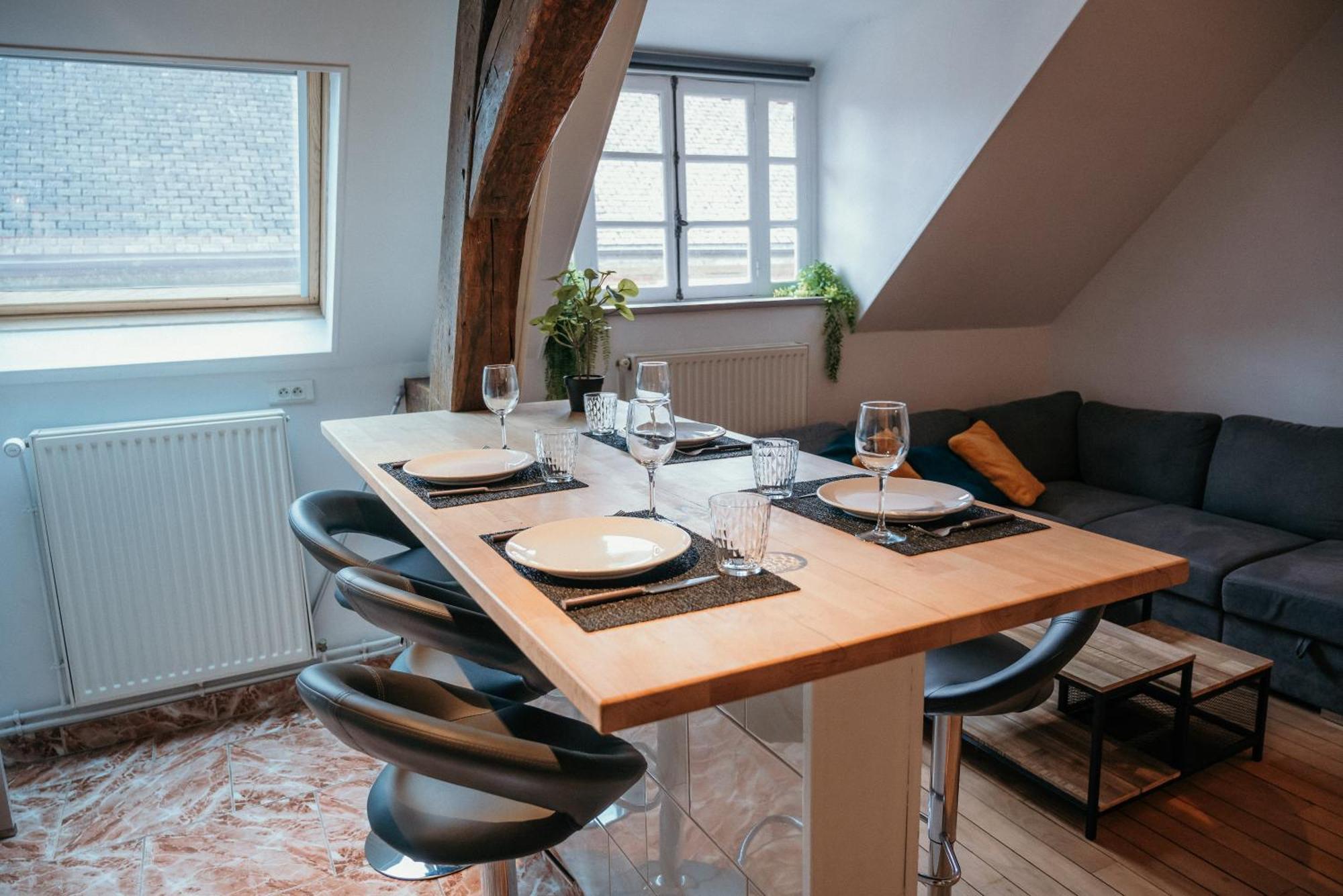 Appartement D'Aubilly Hyper Centre-Ville Charleville-Mezieres Bagian luar foto